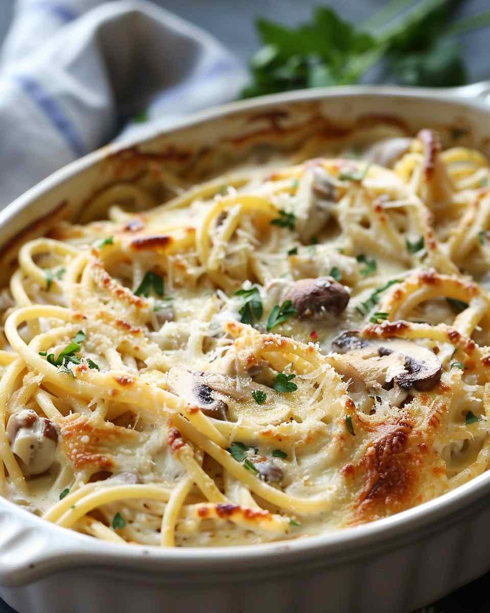 Baked Spaghetti with Cream of Mushroom Soup 5 Baked Spaghetti with Cream of Mushroom Soup