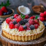 Coconut Cream Fruit Tart For Summer