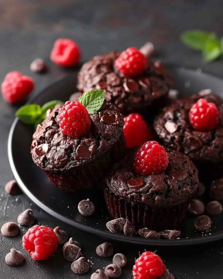 Double Chocolate Berry Muffins