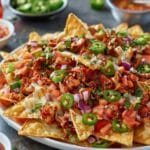 Crispy Chicken Wonton Nachos