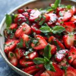 Strawberry Salsa with Balsamic and Herbs