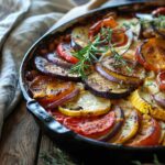 Rustic Roasted Vegetable Bake with Cannellini Beans