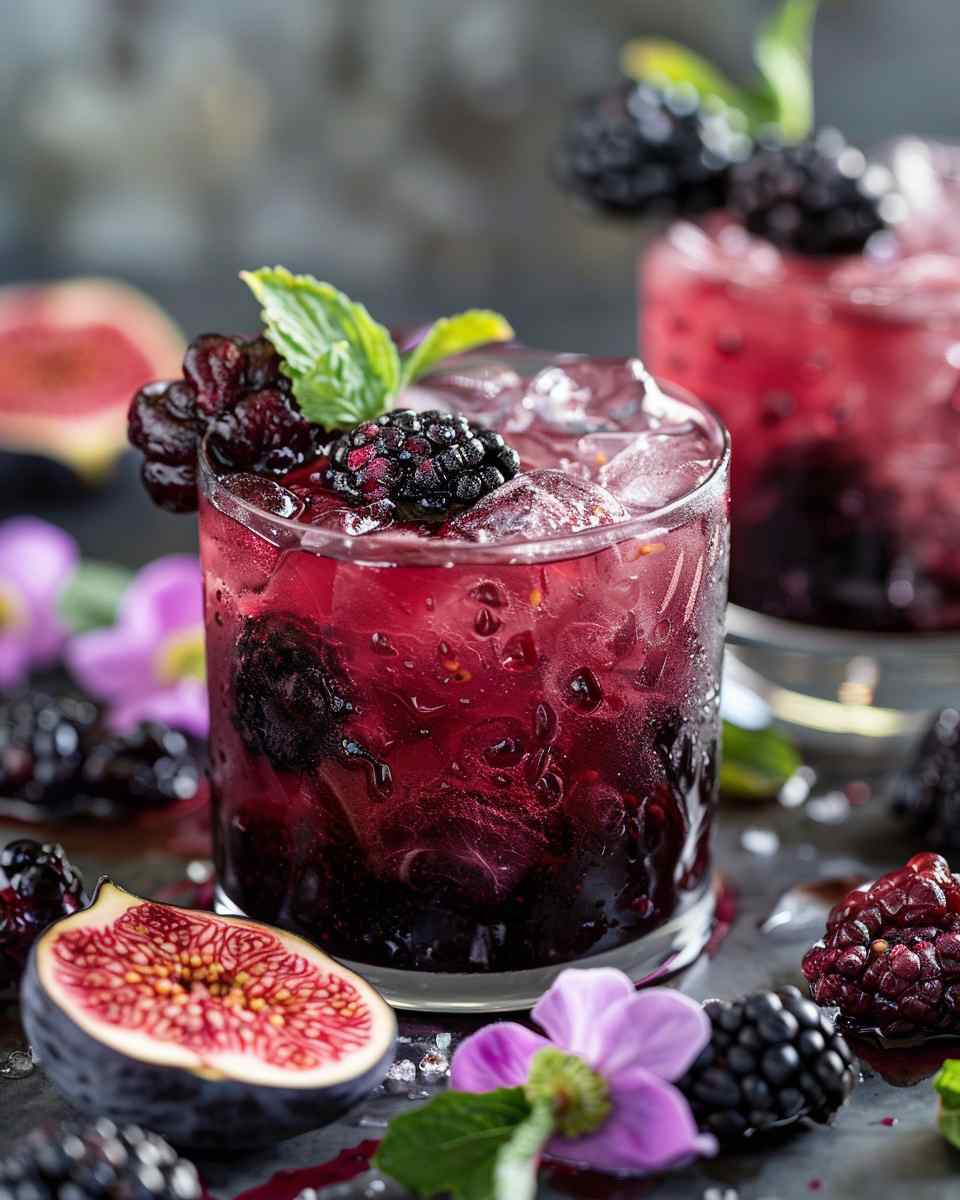 Fig & Blackberry Smash Cocktail 5 Fig & Blackberry Smash Cocktail