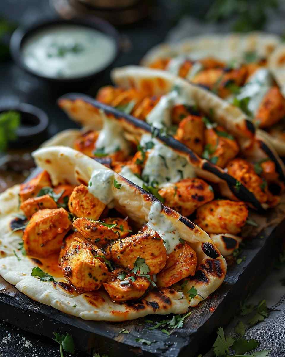 The Best Tandoori Chicken Naan Wraps 5 The Best Tandoori Chicken Naan Wraps