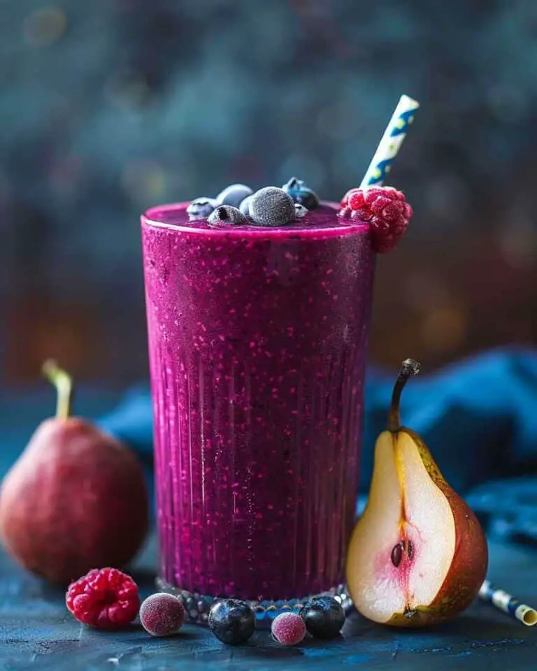 Blueberry Pear Smoothie