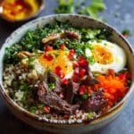 Beef Quinoa Power Bowl
