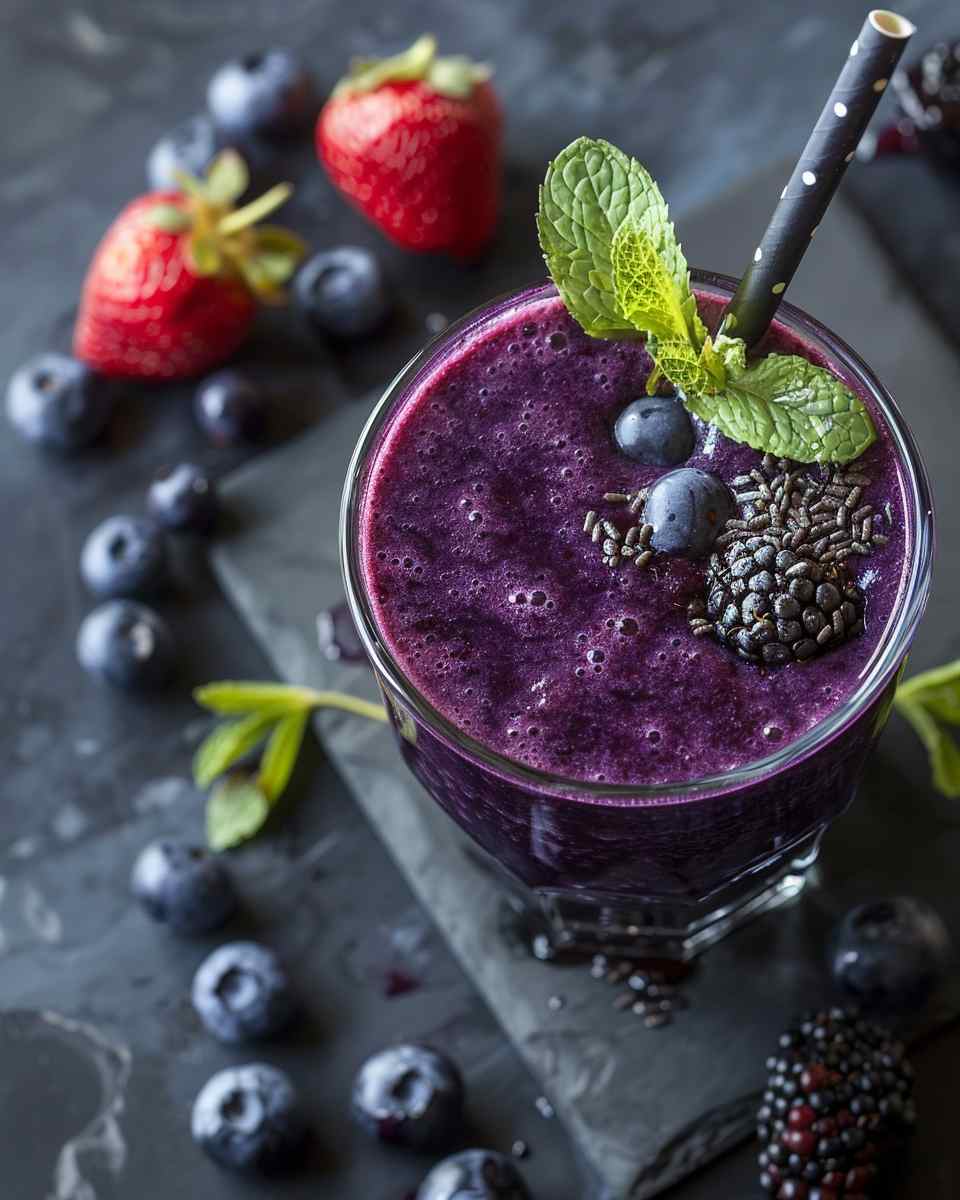 Blueberry Pear Smoothie