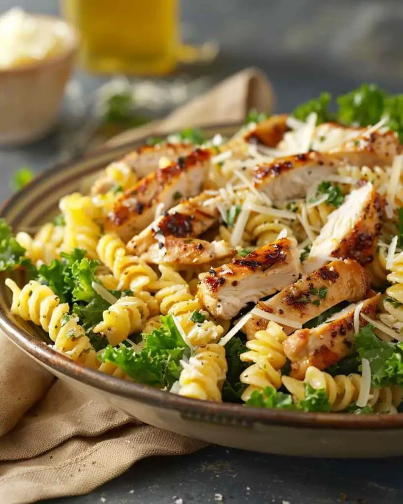 Chicken Caesar Pasta Salad