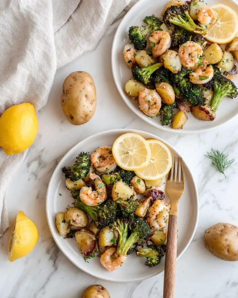 Sheet Pan Shrimp and Potatoes Recipe