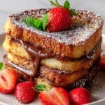 Nutella Stuffed Brioche French Toast Recipe