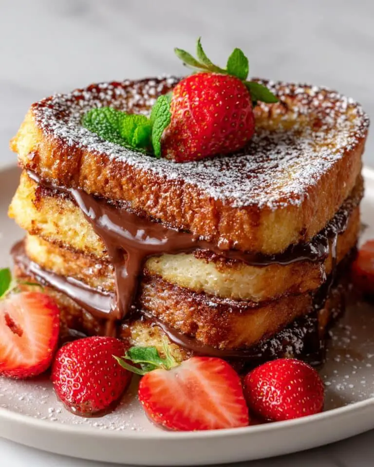Nutella Stuffed Brioche French Toast Recipe