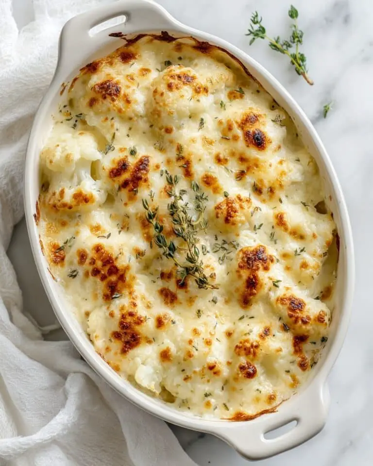 Creamy Baked Cauliflower Gratin Recipe