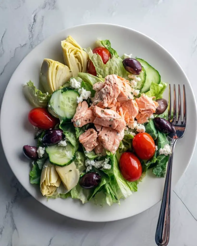 Mediterranean Salmon Salad Recipe