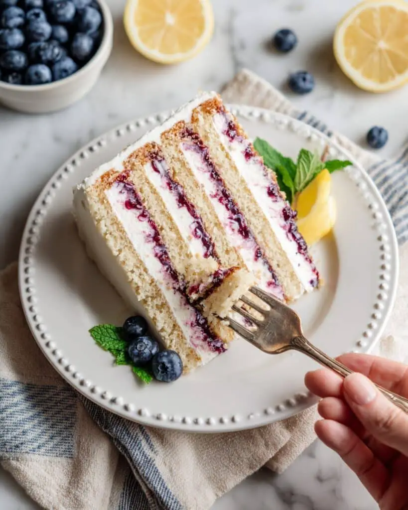Blueberry Lemon Icebox Cake Recipe