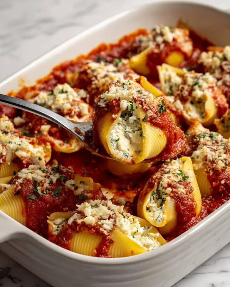 Ricotta Stuffed Shells (Vegetarian) Recipe