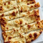 Cheesy Breadsticks Made from Pizza Dough Recipe