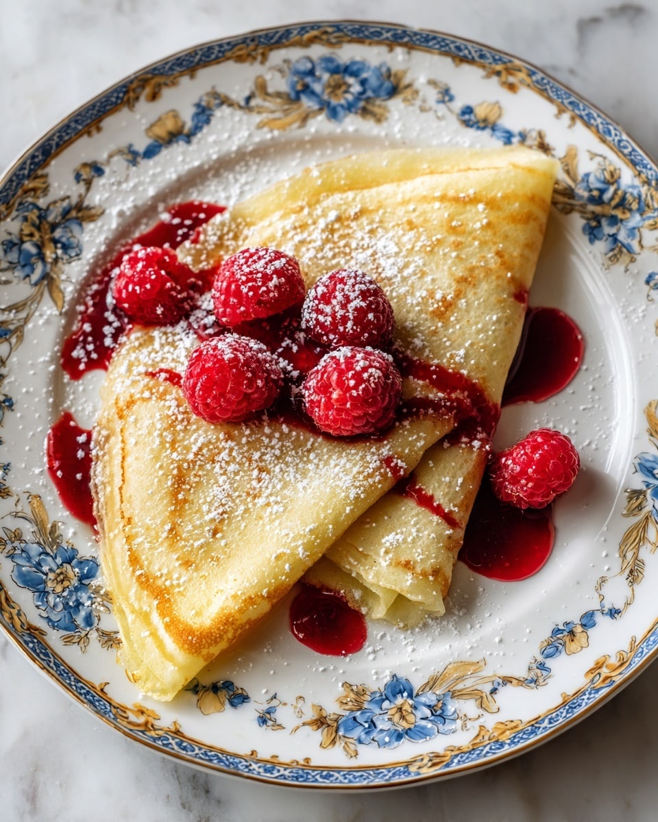 Whipped Ricotta and Lemon Stuffed Crepes Recipe
