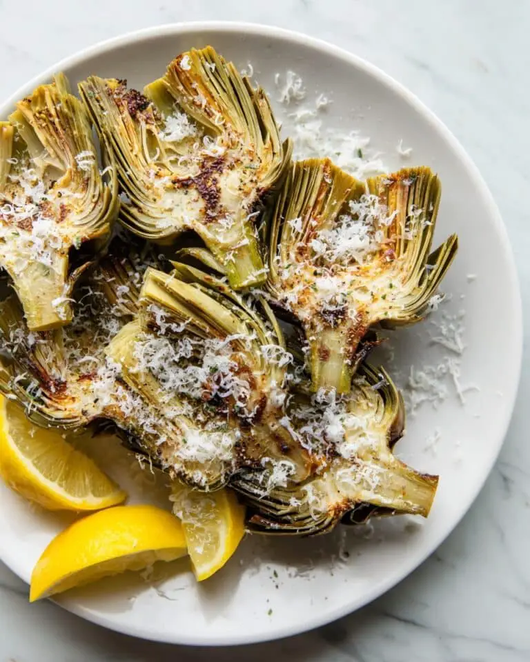 Roasted Artichoke Hearts with Parmesan Recipe