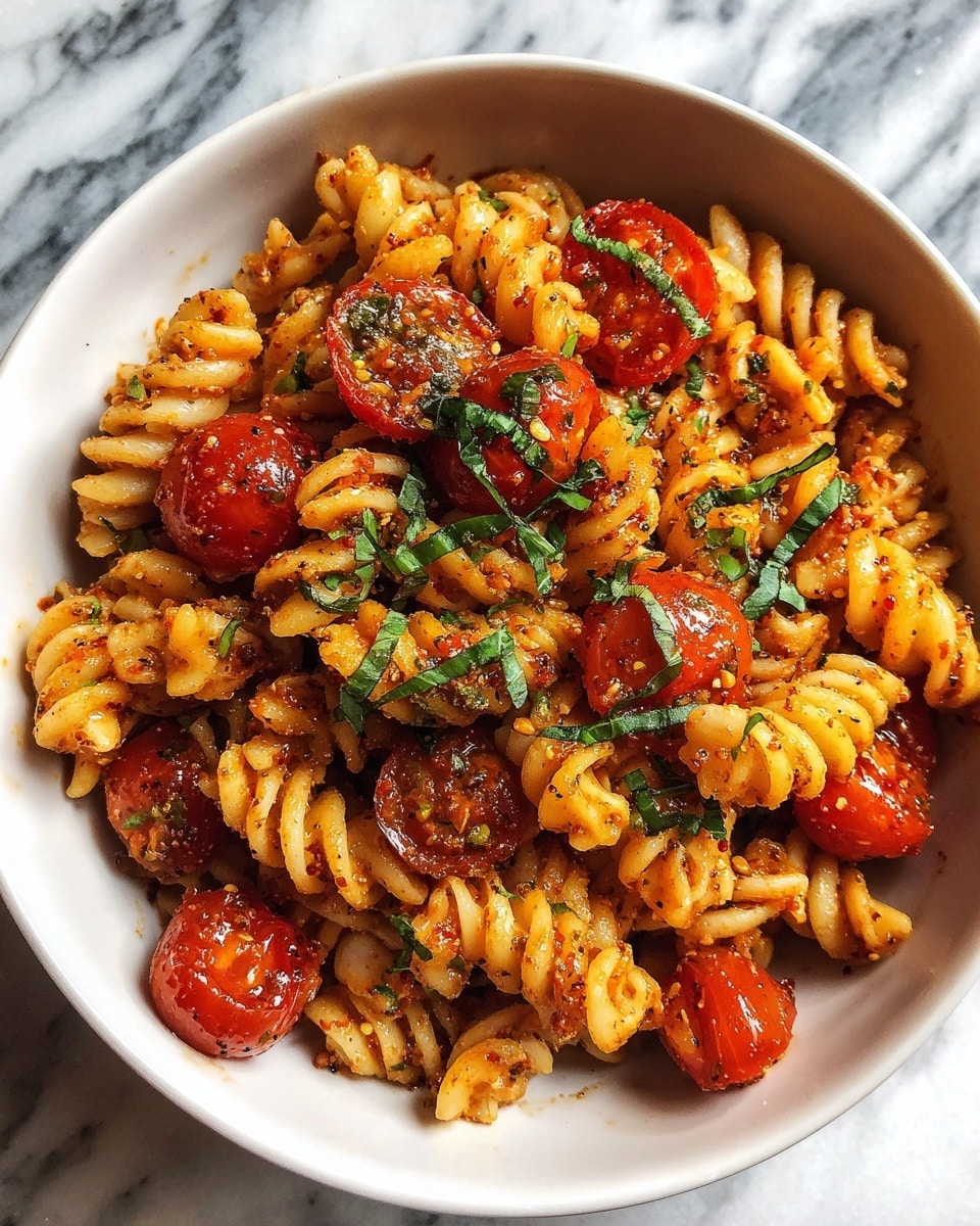 Italian Bruschetta Meets Pasta Salad Recipe