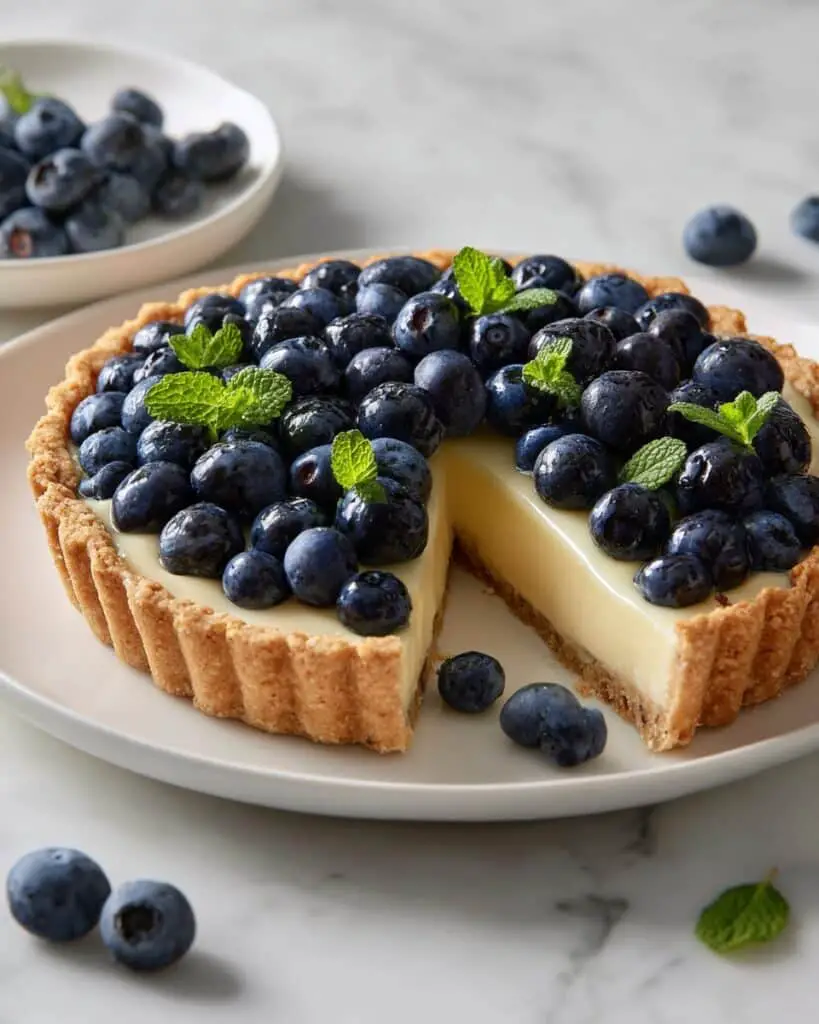 Blueberry and Lemon Curd Tart Recipe