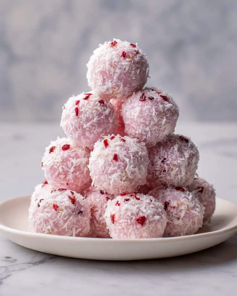 Strawberry Cheesecake Protein Balls Recipe