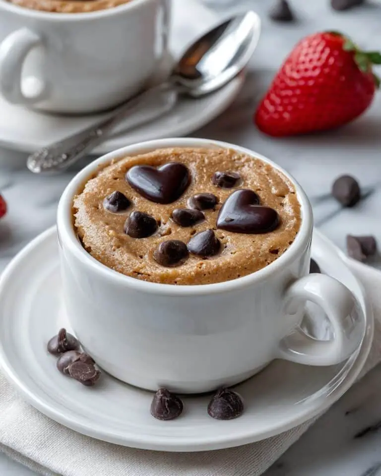 Double Chocolate Mug Cake with Greek Yogurt Recipe