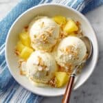 Toasted Coconut Pina Colada Ice Cream Recipe