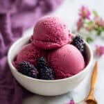 Blackberry Honey Chevre Ice Cream Recipe