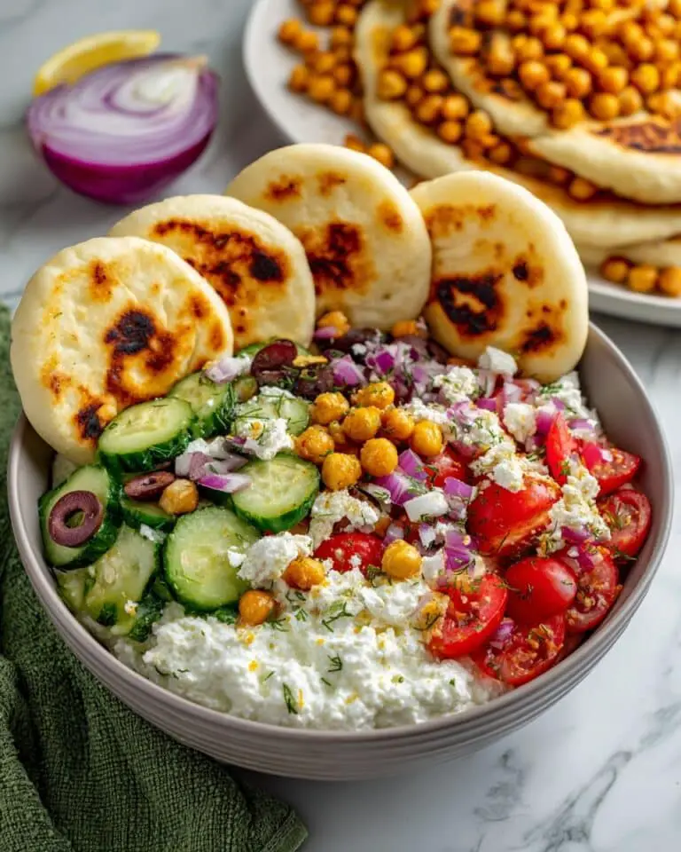 Cottage Cheese & Chickpea Salad Bowl Recipe