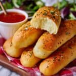 Homemade Soft Breadsticks Recipe