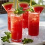 Fresh Watermelon Water with Mint Recipe