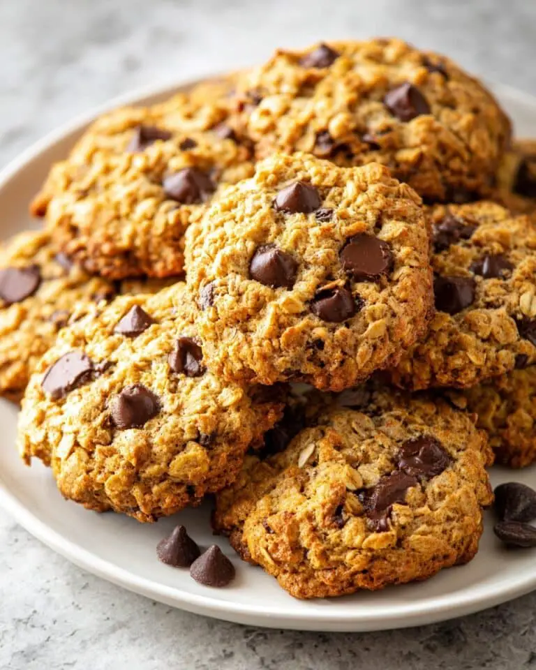 Chocolate Chip Banana Oatmeal Cookies Recipe