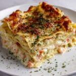 Seafood Lasagna with Lobster and Shrimp Recipe