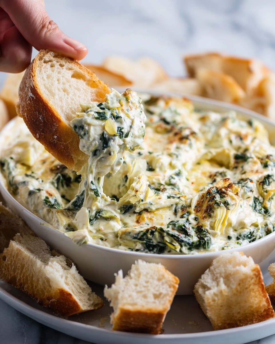 Spinach French Onion Cob Dip Recipe