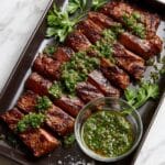 Grilled Skirt Steak with Soy-Garlic Marinade Recipe