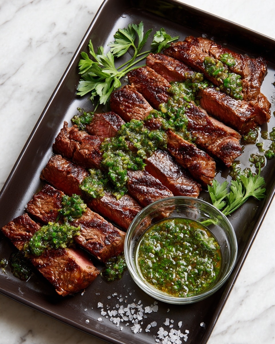 Grilled Skirt Steak with Soy-Garlic Marinade Recipe