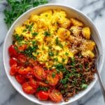 Make-Ahead Breakfast Bowls with Roasted Potatoes and Steak Recipe