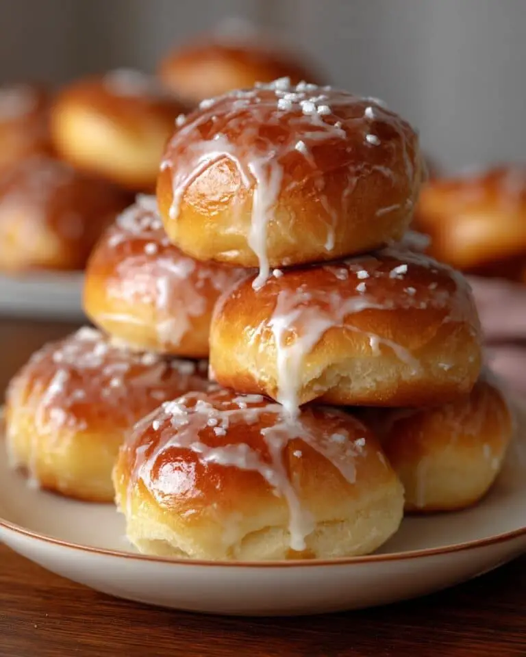 Lemon Cream Filled Brioche Rolls Recipe