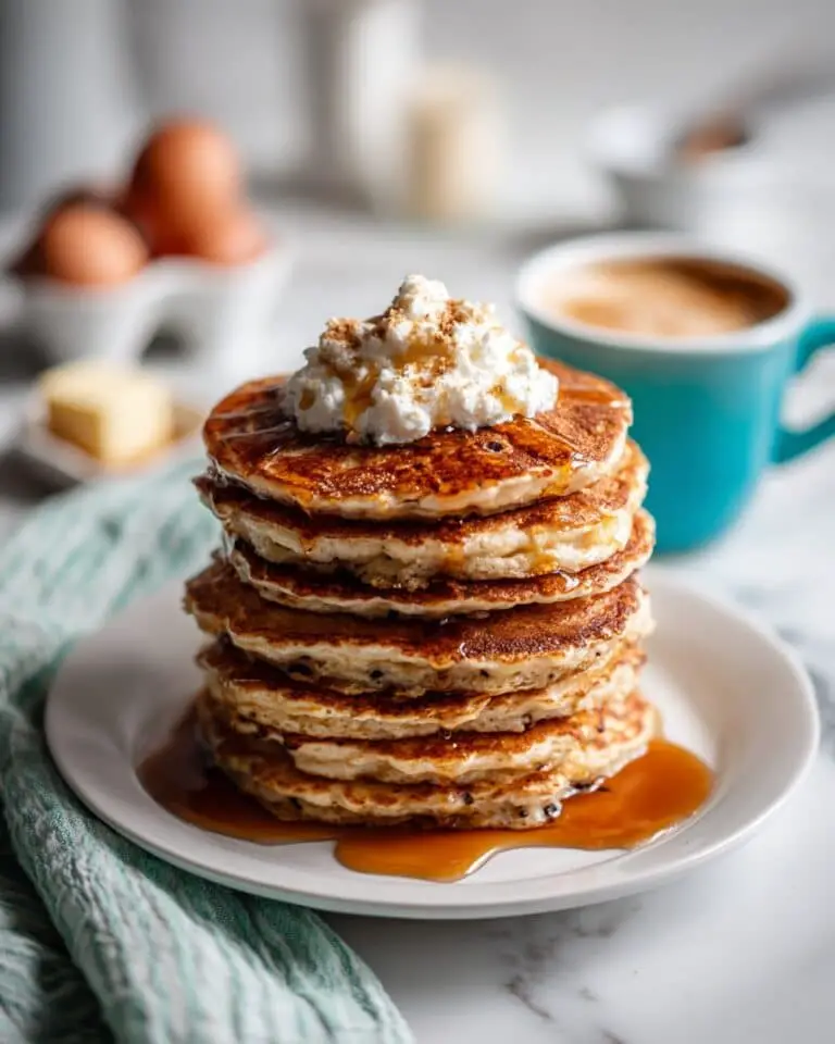 High Protein Gingerbread Pancakes with Yogurt Recipe