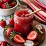 Small Batch Strawberry Rhubarb Jam Recipe