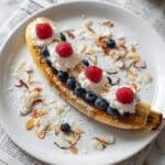 Caramelized Banana Split with Yogurt Recipe