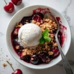 Homemade Cherry Crisp Recipe