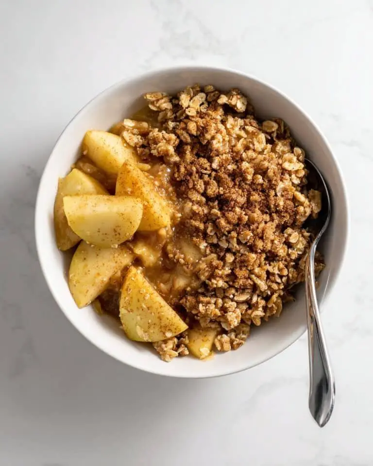 Apple Crumble with Maple Syrup Recipe