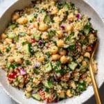 Gluten Free Quinoa Tabbouleh Salad Recipe