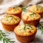 Golden Crust Garlic Rosemary Focaccia Muffins Recipe