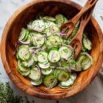 Refreshing Cucumber Salad with Dill and Vinegar Recipe