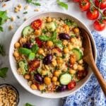 Mediterranean Quinoa Salad with Roasted Tomatoes, Feta, and Fresh Herbs Recipe