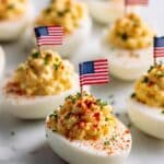 Patriotic Deviled Eggs Recipe