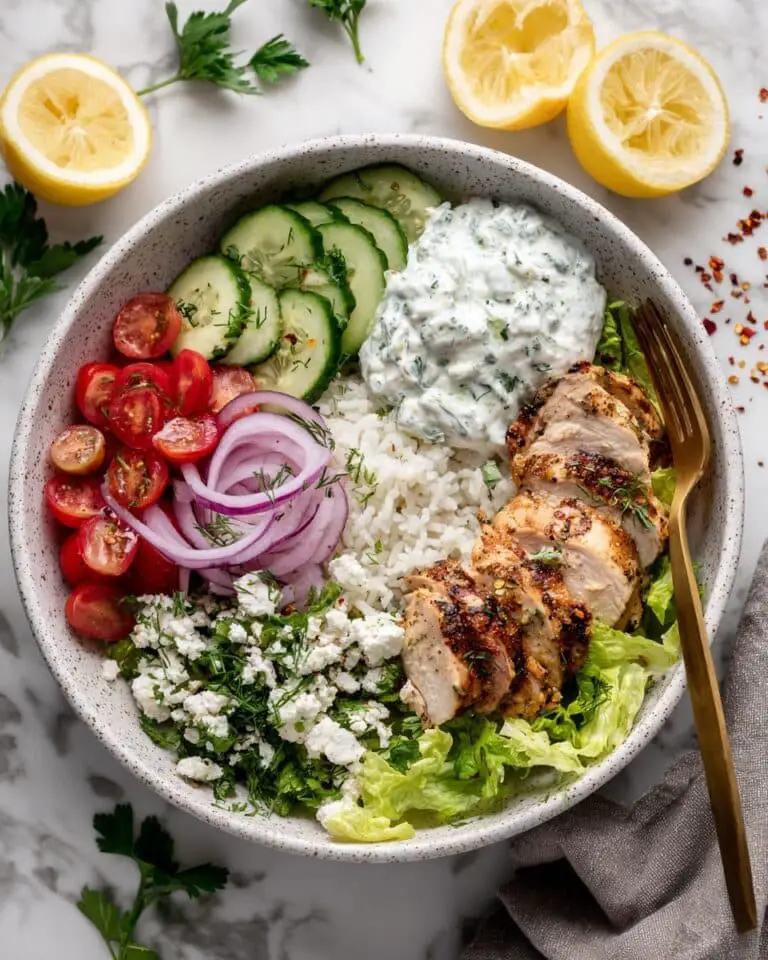 Greek Chicken Bowls Recipe