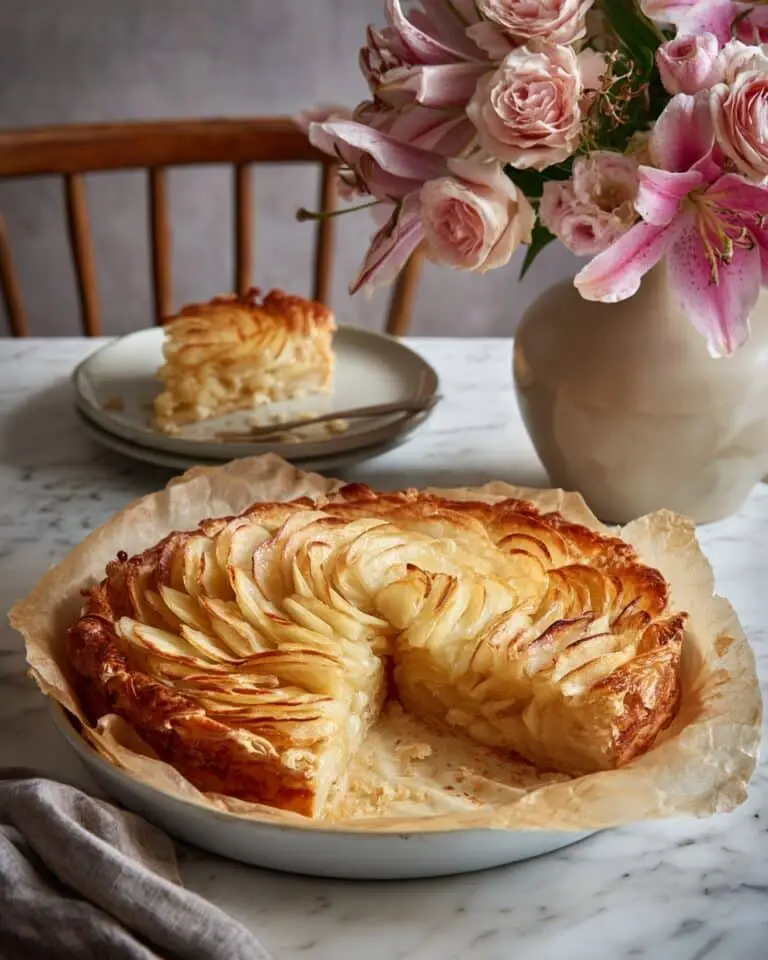 Milk Tart Ruffled Phyllo Pie Recipe